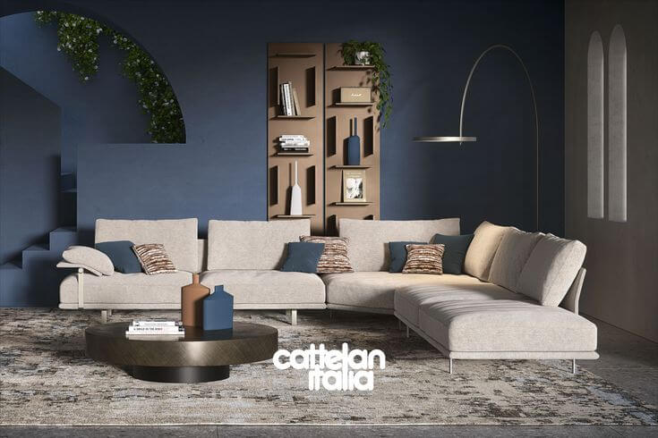 Cattelan Italia Heston Contemporary Sofa
