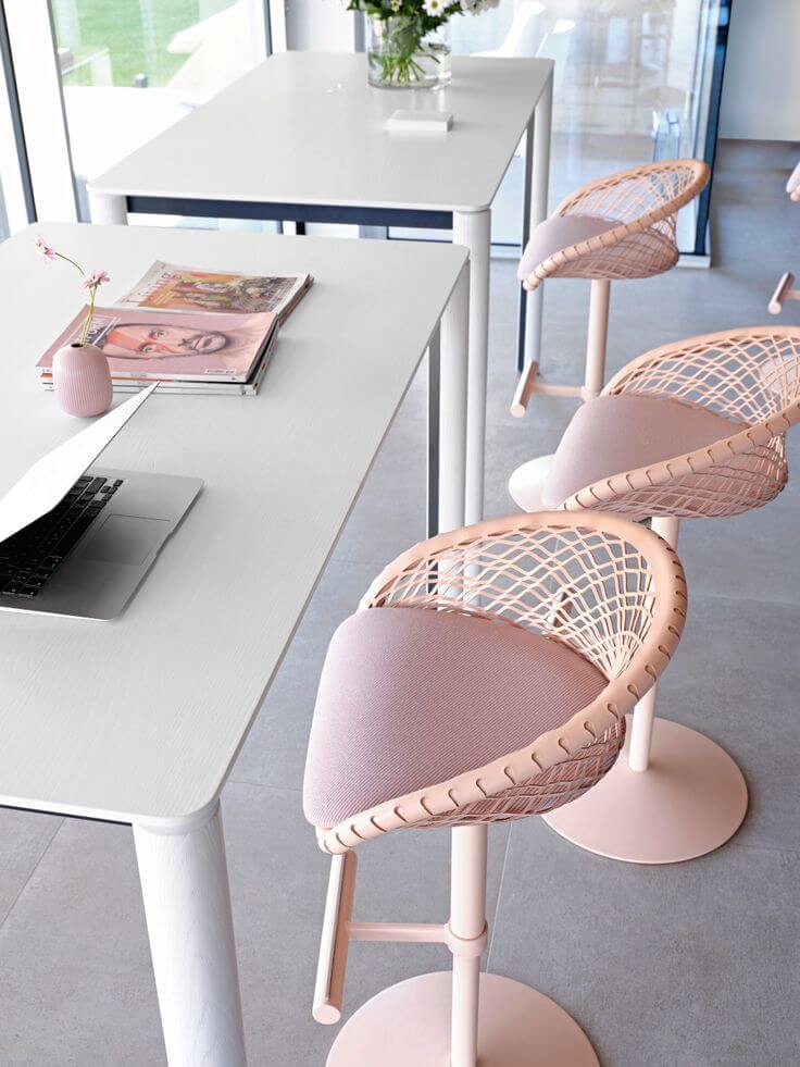 Leather Stool by Midj