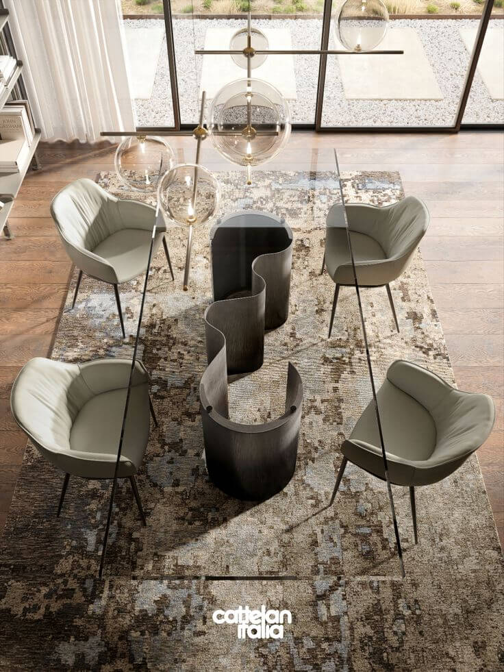 Cattelan Papel Glass Design Table